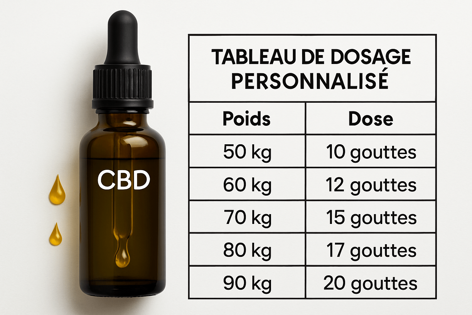 découvrez comment déterminer la quantité idéale de cbd à consommer selon vos besoins et votre tolérance, pour un dosage personnalisé et efficace.